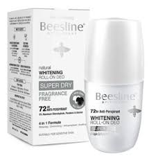 Beesline Whitening Roll-On - 72hr - Fragrance Free