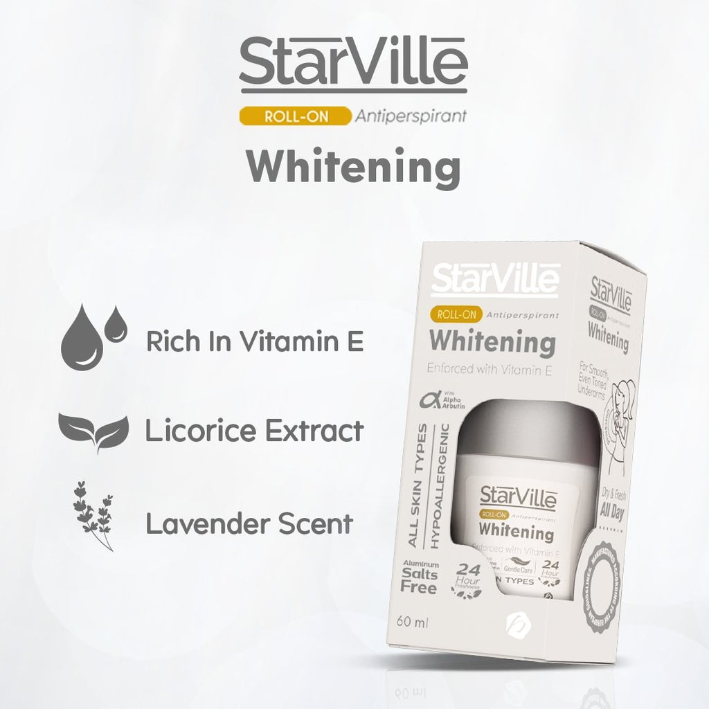 Starville Whitening Roll On Lavender Scent 60 ml