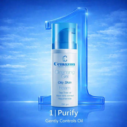 Cemazon oily cleansing foam 150 gm