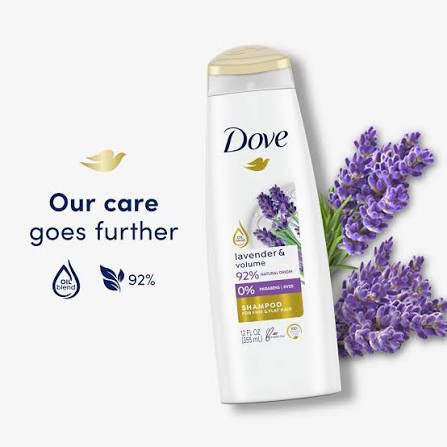 Dove Thickness Ritual Lavender Oil and Rosemary Extract Shampoo - 400ml