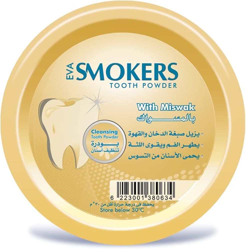 Eva Smokers Cleansing Tooth Powder With Miswak 40 Gm