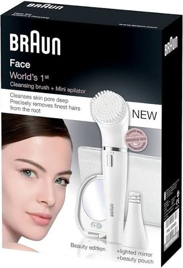 BRAUN FACE MINI EPILATOR&CLEANSING 831