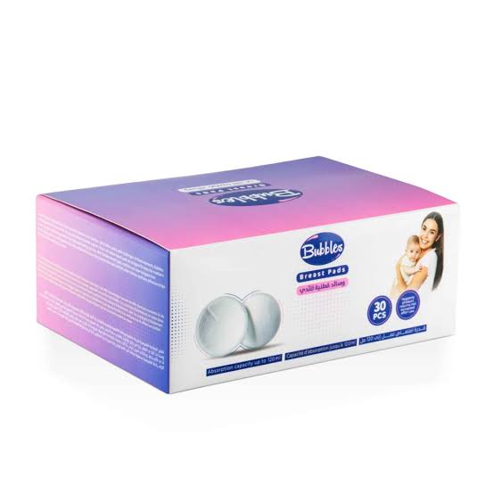 BUBBLES BREAST PADS 30 PCS وثائد ثدي