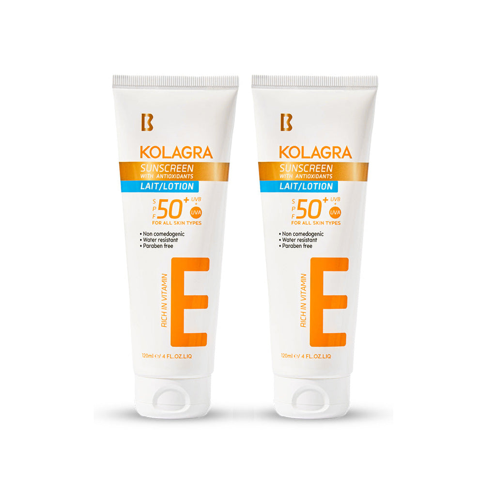 Kolagra Sun Screen Lotion 120ml (1+1)