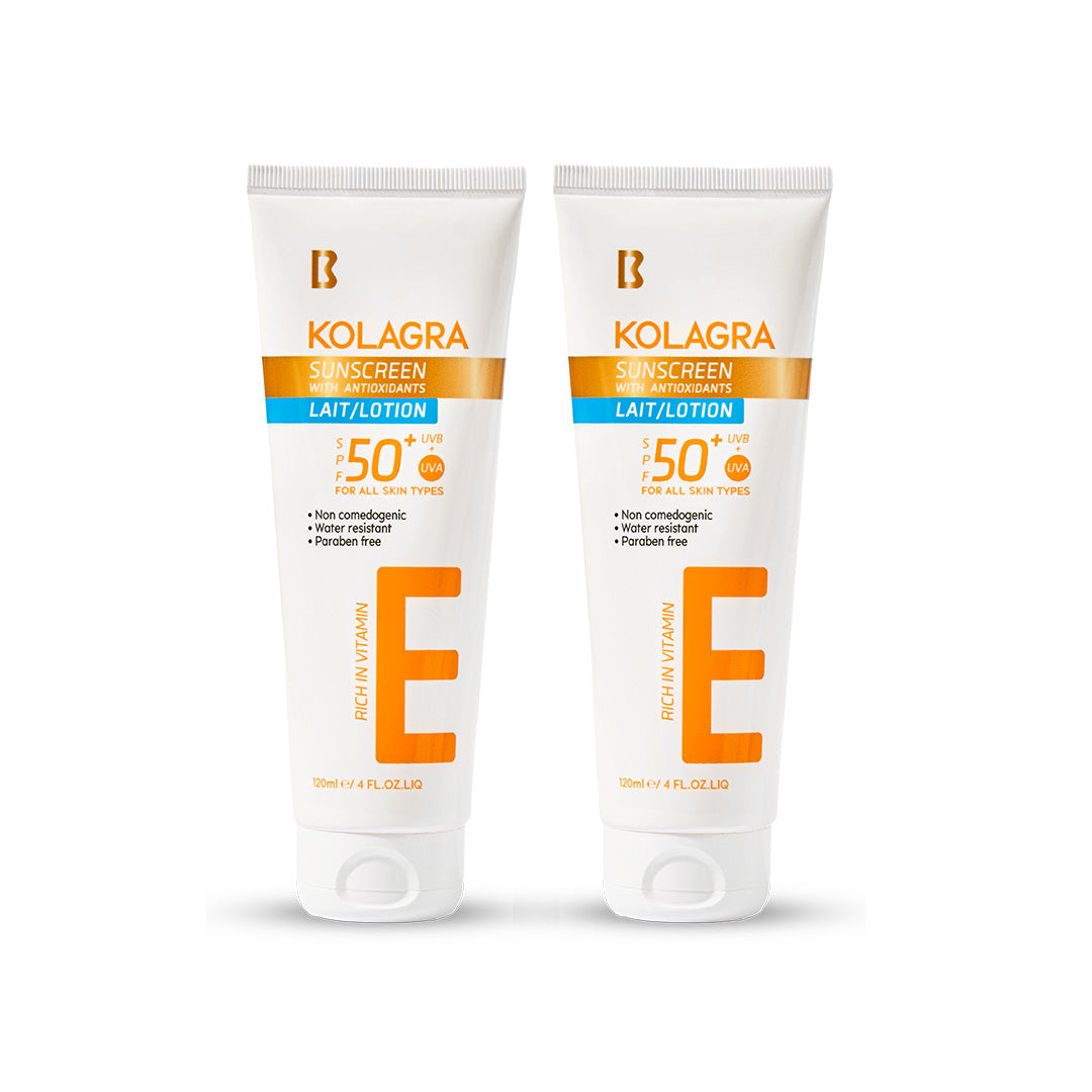 Kolagra Sun Screen Lotion 120ml (1+1)