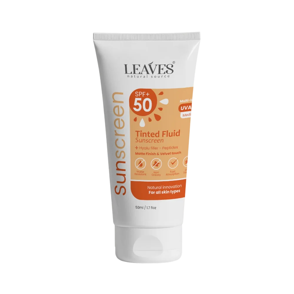 Leaves Tinted Fluid Sunscreen SPF 50+