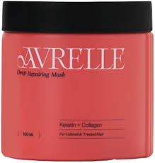 AVRELLE KERATIN + COLLAGEN DEEP Repairing HAIR MASK FOR  COLORED AND TREATED HAIR