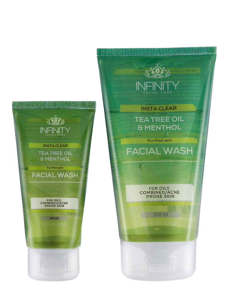 Infinity Facial Care Insta Clear Facial Wash 1+1