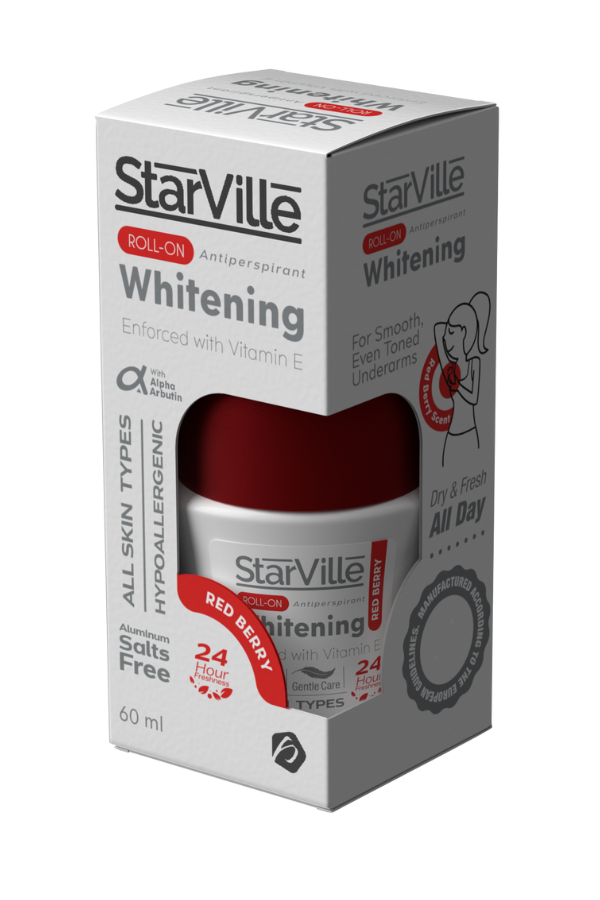 Starville Whitening Roll on Red berry Scent 60 ml