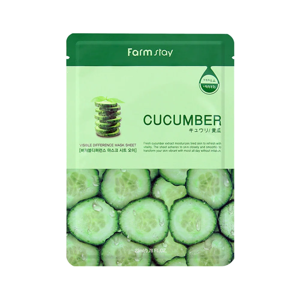 Farm Stay Visible Difference Mask Sheet Cucumber