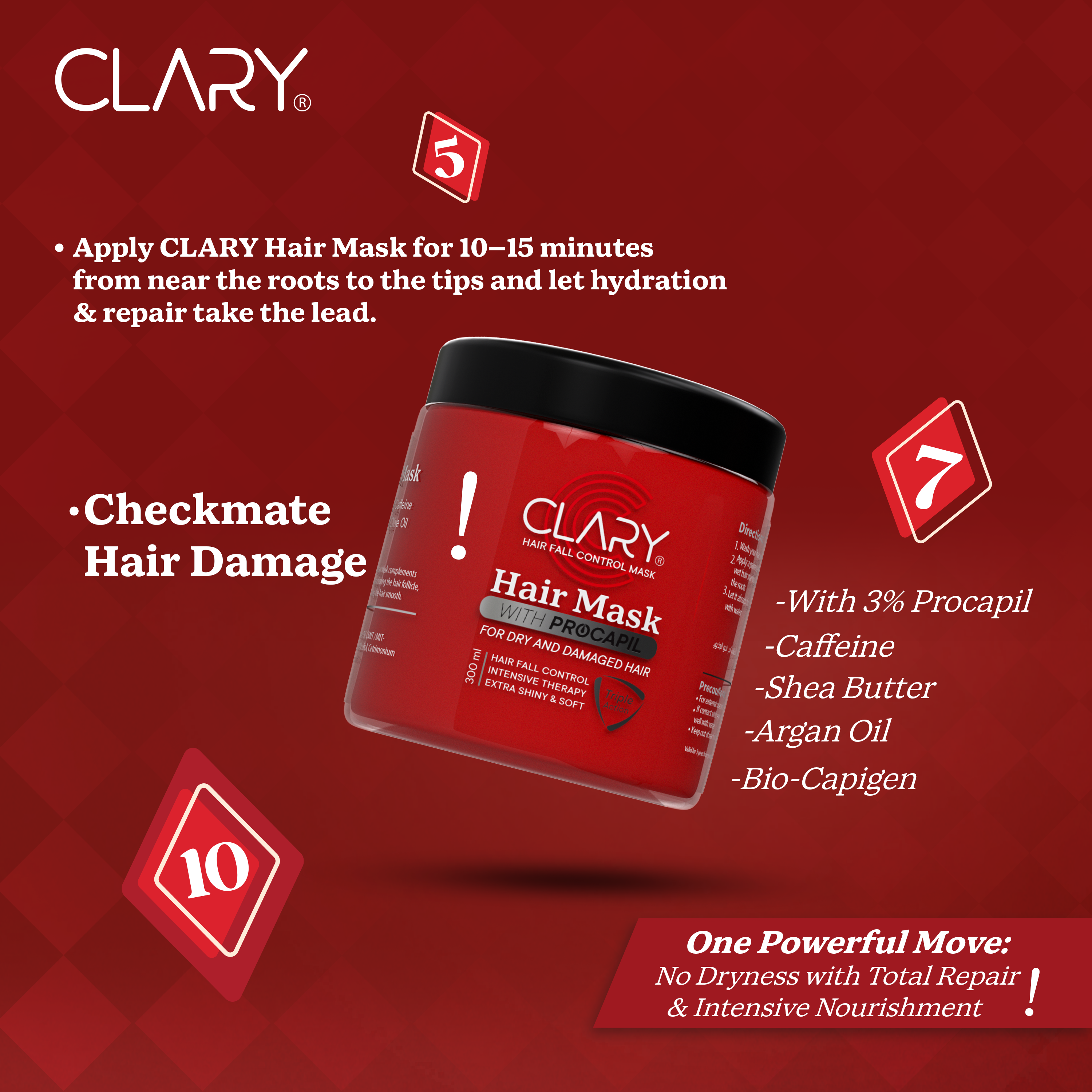 Clary Hair Water 200 ml