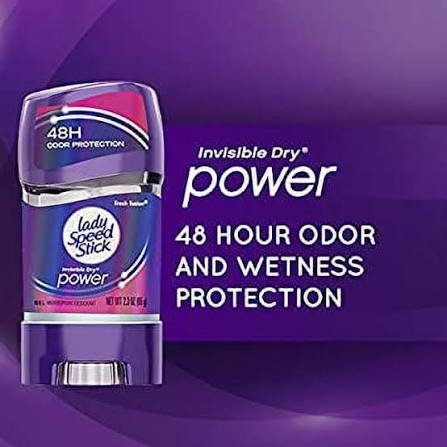 Lady Speed Stick Fresh Fusion Antiperspirant Deodorant Gel - 65gm
