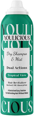 YOULICIOUS DRY SHAMPOO &MIST  TROPICAL VIEW