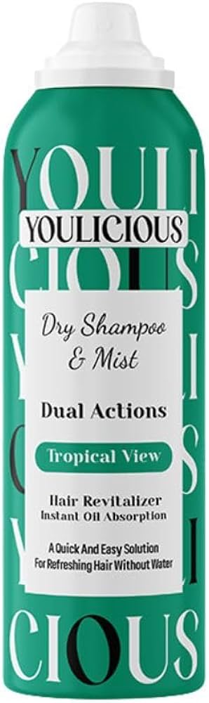 YOULICIOUS DRY SHAMPOO &MIST  TROPICAL VIEW