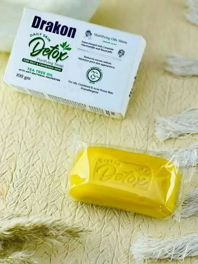 Drakon Detox Purifying Soap for oily & Combined  skin