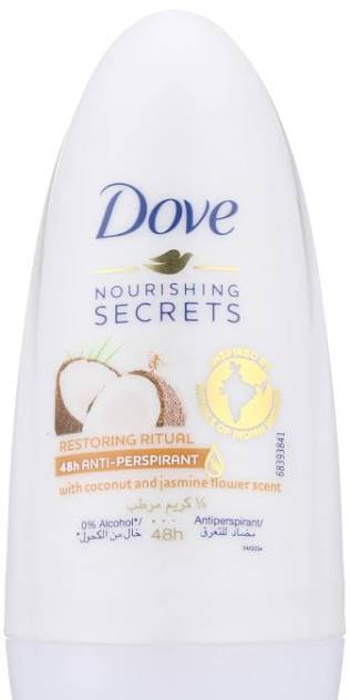 DOVE ROLL ON COCONUT 50ML جوز هند