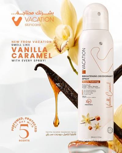 Vacation Deodorant Spray - Vanilla Caramel 200 ml