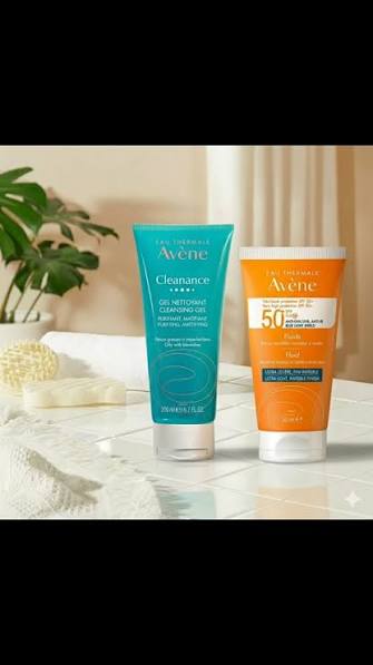 AVENE CLEANANCE FLUIDE ULTRA LIGHT+CLEANSIN GEL1+1
