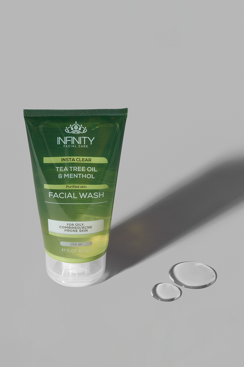 Infinity Facial Care Insta Clear Facial Wash 1+1