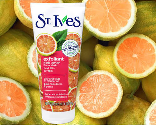 ST.IVES  PINK LEMON &ORANGE SCRUB 170 GM