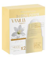 MOOD Vanilia Whitening Deodorant Roll On Offer 1+50% 50 ML