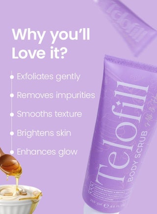 Telofill Milk and Honey Body Scrub 1+1