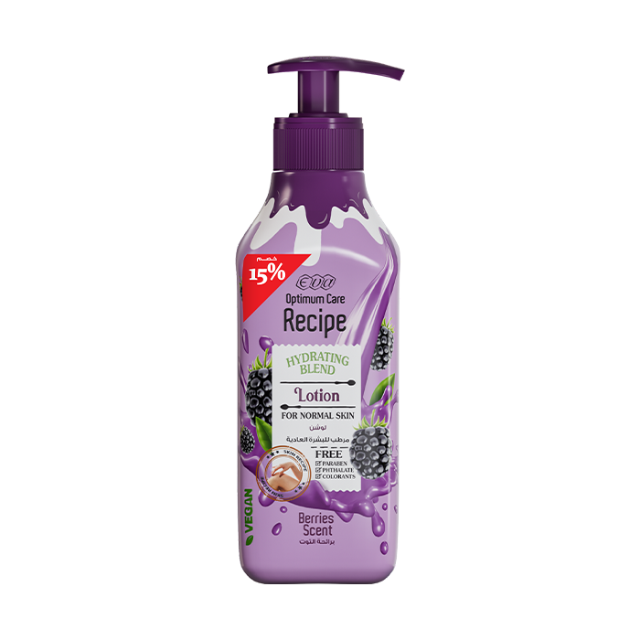 Eva Recipe  Lotion For Normal Skin - Berries Scent 370 Ml