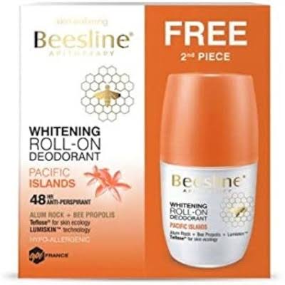 Beesline Whitening Roll-on Deodorant - Pacific Islands (1+1 Free)