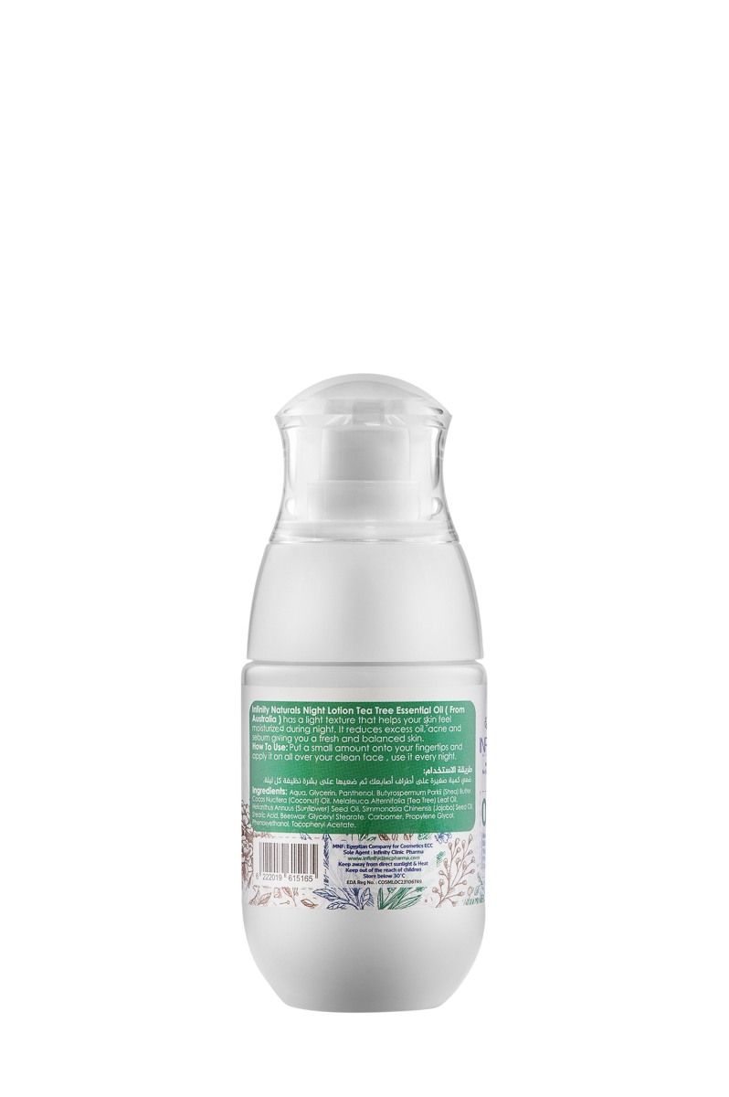 INFINITY NATURAL NIGHT LOTION TEA TREE OIL 30 ML