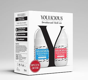 Youlicious Deodorant Roll-on promo (naughty fruity+Natural touch)