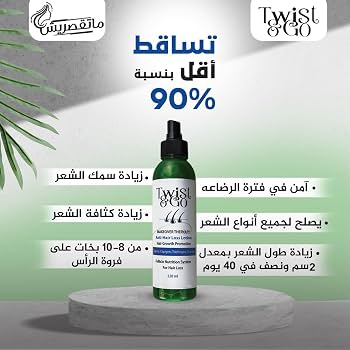 TWIST & GO ANTI HAIR LOSS LOTION 250ML  لوشن علاج تساقط الشعر