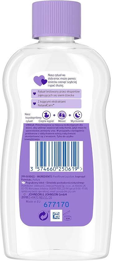 JOHNSONS BABY OIL 200 ML لافندر