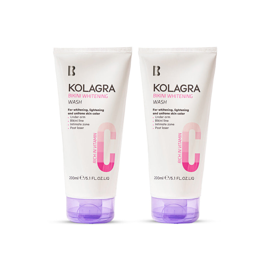 Kolagra Offer Bikini Whitening Wash (1+1) 200ml + 200ml