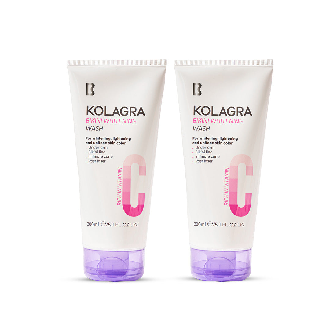 Kolagra Offer Bikini Whitening Wash (1+1) 200ml + 200ml