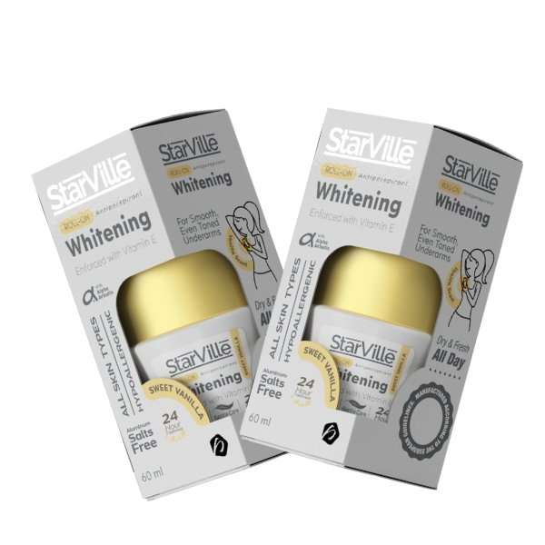 Starville Whitening Roll On Sweet Vanilla 60 ml 1+1 offer