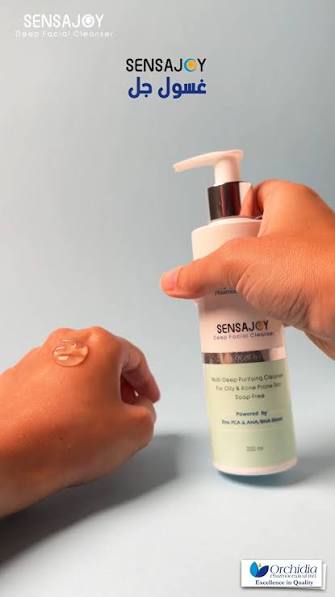 SENSA JOY DEEP FACIAL CLEANSER 200 ML (ORCHIDIA)