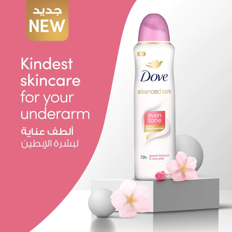 Dove Even Tone with Vitamin B3 48H Antiperspirant Deodorant Spray - 150ml