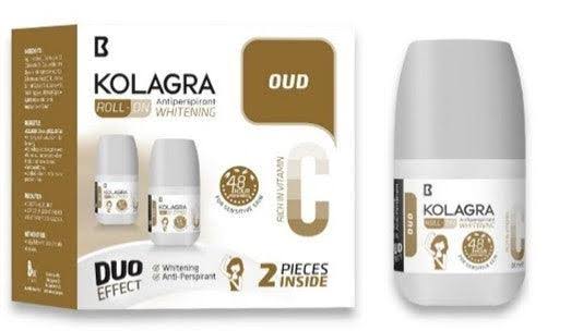 Kolagra whitening Roll on 2*1 promo pack 1+1 Oud