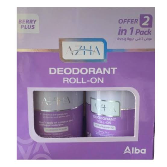 AZHA ROLL ON BERRY PLUS 1+1 OFFER