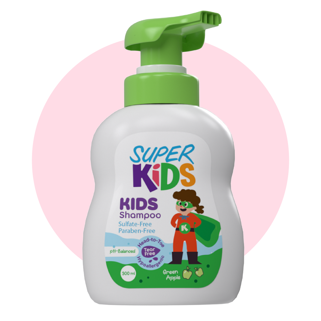 Superkids Kids Shampoo Green Apple Fragrance 300 ml