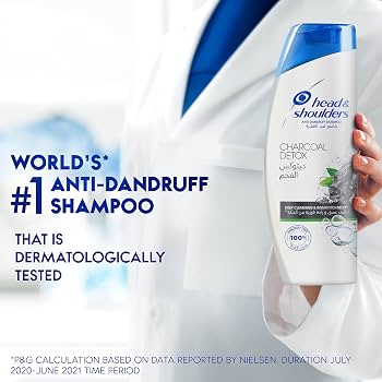 Head & Shoulders Charcoal Detox Anti-Dandruff Shampoo 600ml