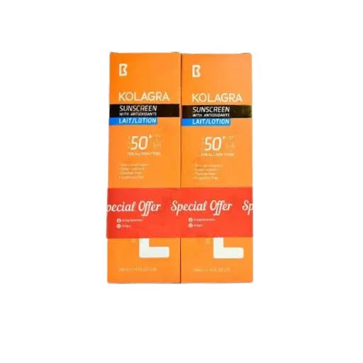 Kolagra Sun Screen Lotion 120ml (1+1)