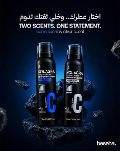 KOLAGRA ANTIPERSPIRANT ICONIC SCENT SPRAY FOR MEN 150ML