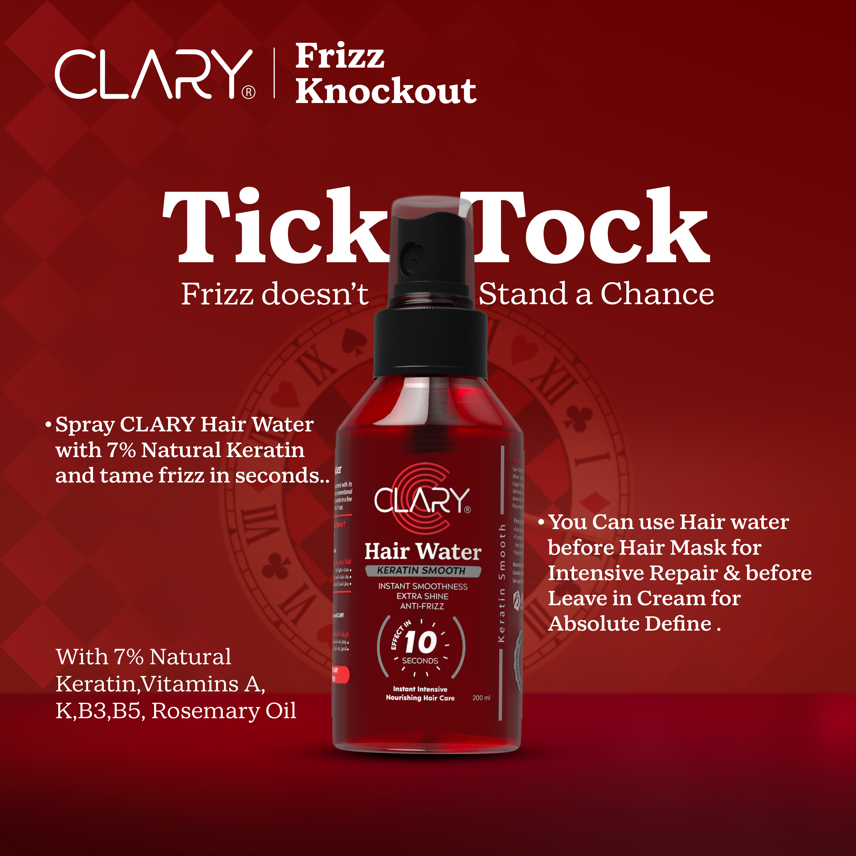 Clary Hair Water 200 ml