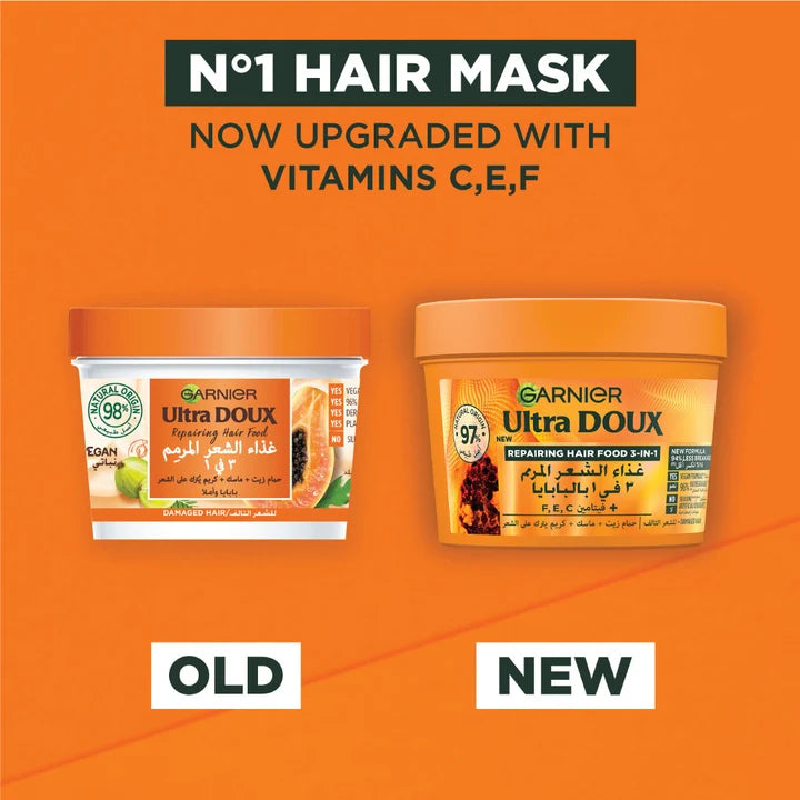 GARNIER ULTRA DOUX HAIR MASK 350 ML