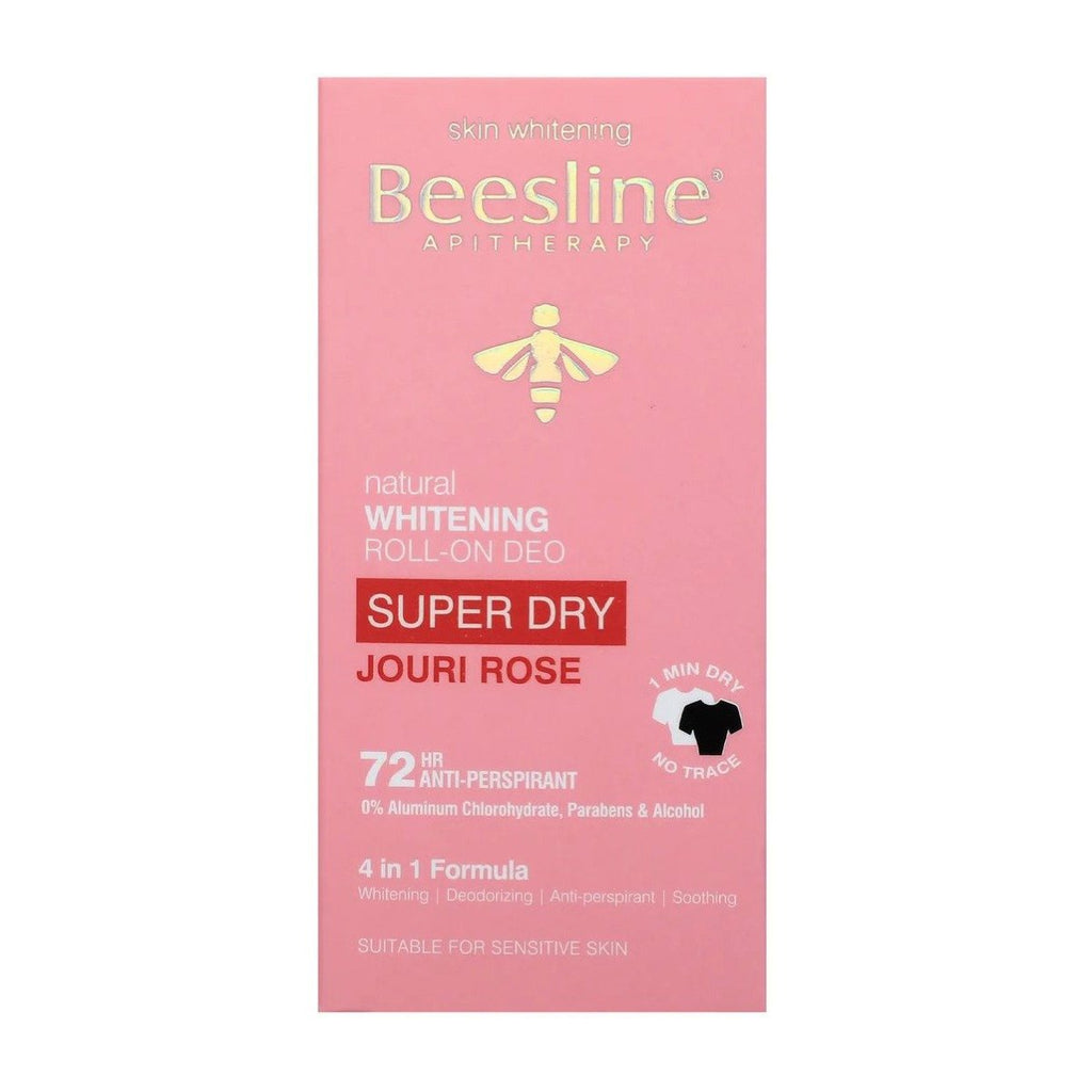 Beesline Natural Whitening Super Dry Jouri Rose Roll-On Deodorant - 50ml