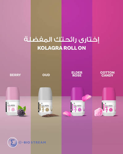 Kolagra whitening Roll on 2*1 promo pack 1+1 Elder Rose