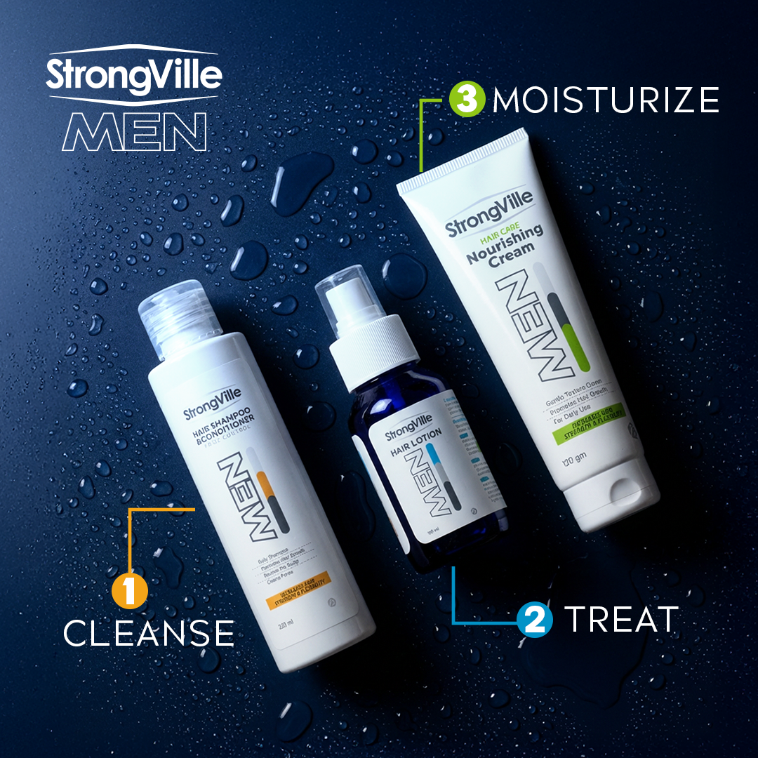 Strongville Men Hair Lotion Spray 100 ml