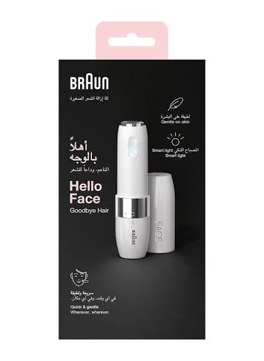 ماكينه لازاله شعر الوجه BRAUN HELLO FACE FS 1000