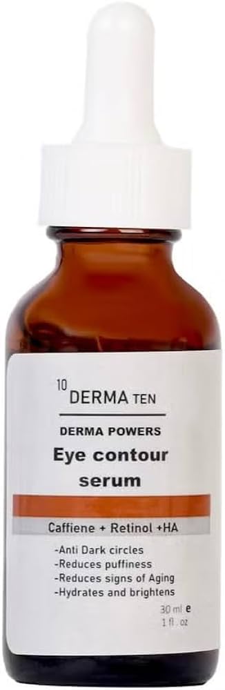 Derma10 Eye Contour serumCaffeine 5% + Retinol+ HA